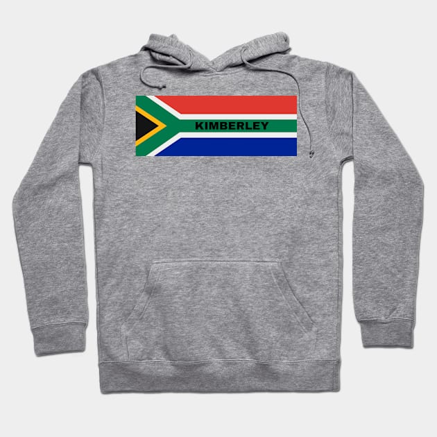 Kimberley City in South African Flag Hoodie by aybe7elf